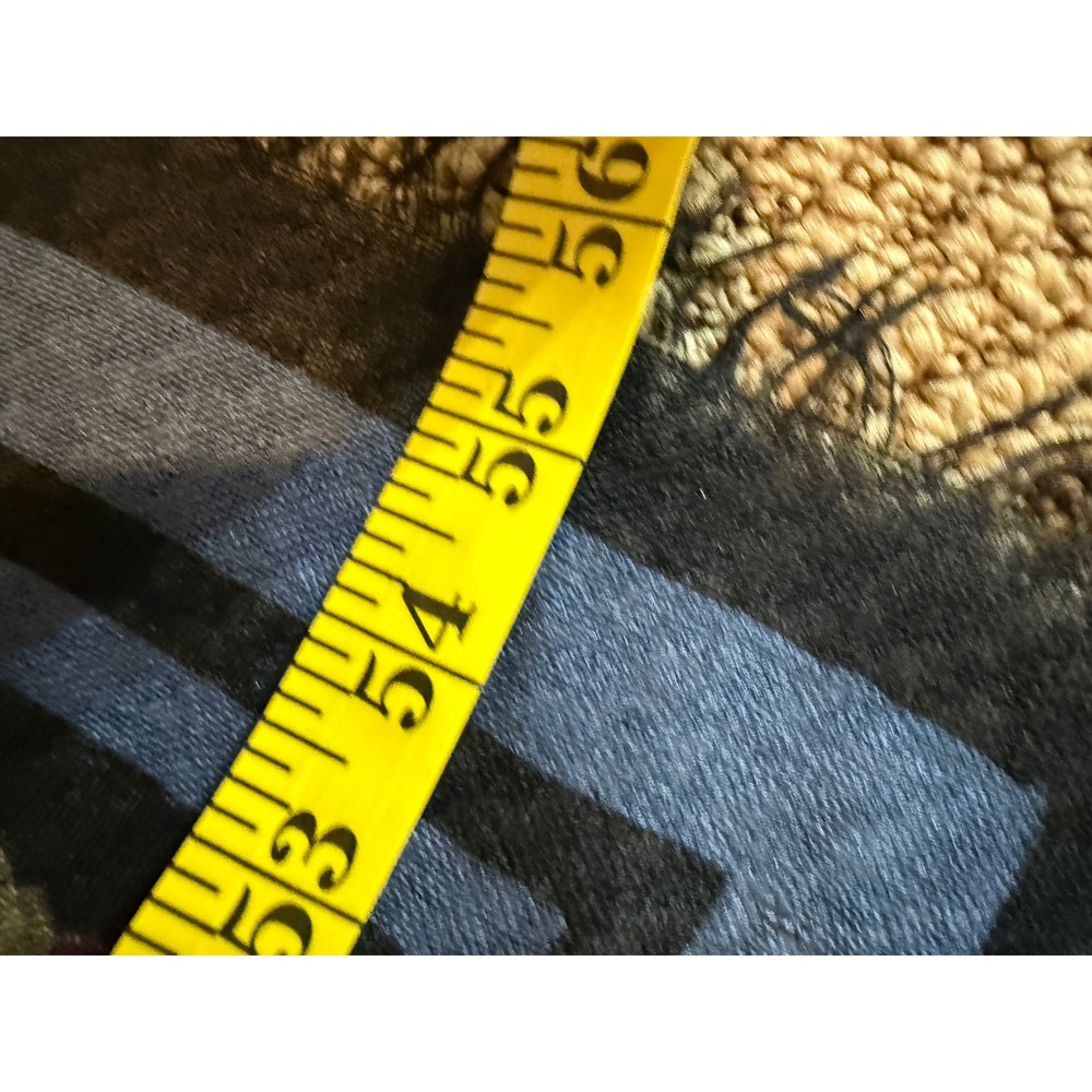 Vintage Loro Piana Cashmere Silk Shawl 55x55 Black Floral Fringe READ - Picture 7 of 12